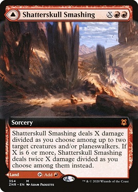 Shatterskull Smashing // Shatterskull, the Hammer Pass Zendikar Rising Bordless